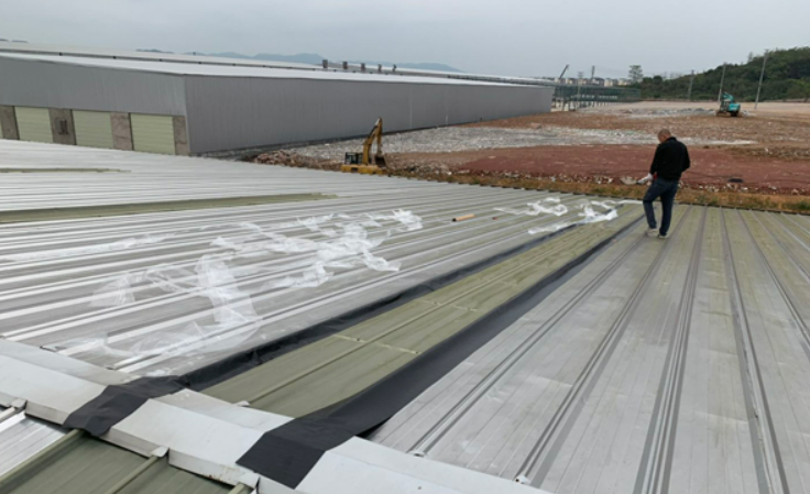 猇亭厂房屋面防水维修案例